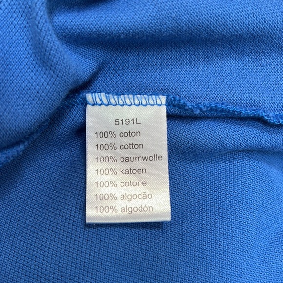 Lacoste Blue Polo Shirt Mens Sz FR 6 / US Large - Picture 9 of 13